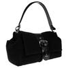 Vivienne Westwood Hazel Logo Leather And Cotton Tote Shoulder Bag Extra Large Women bags Black 4601000GWL007EN401
