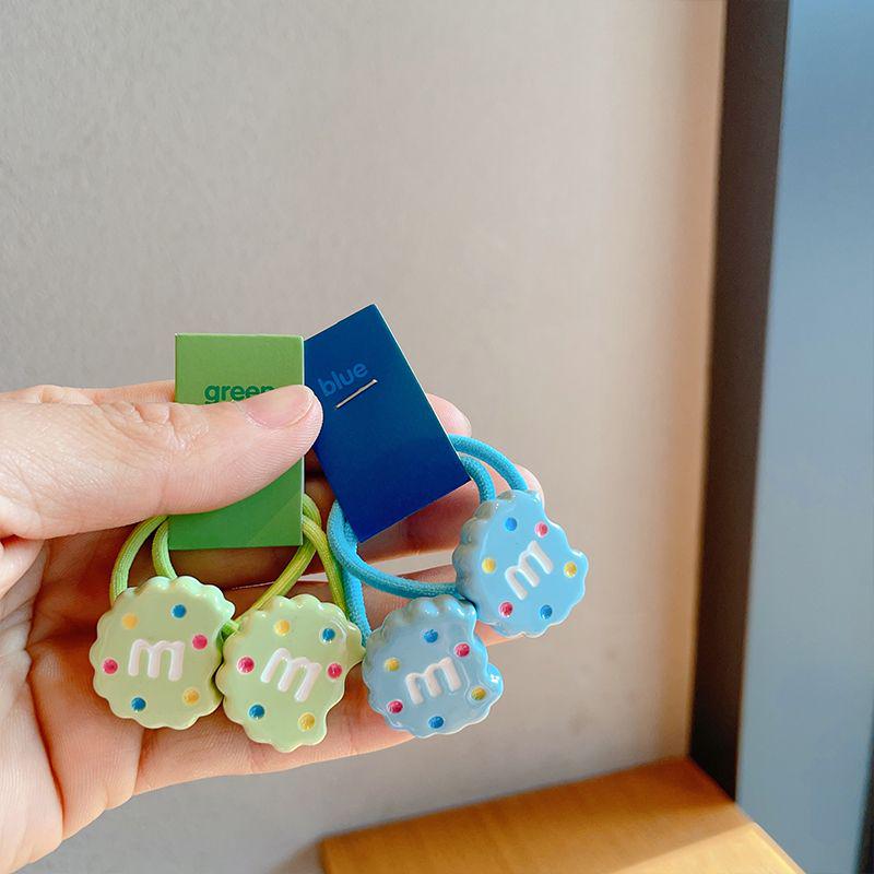 Children's Cute Candy Biscuit Elastic Hair Ties - Baby Hair Accessories