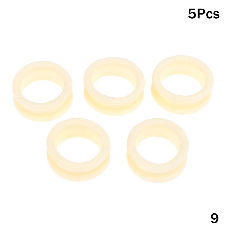 5Pcs Barber Hair Shears Grooming Scissor Protector Cutting Curved Thinning Shears Finger Ring Grip Inserts Ring For Salon Barber