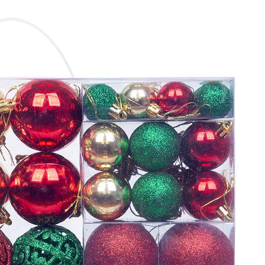 100 Stück Weihnachtsbaumkugeln Dekorationen Dekoration Bruchfeste Christbaumschmuck für festliche Verlobung Zuhause Silvesterparty