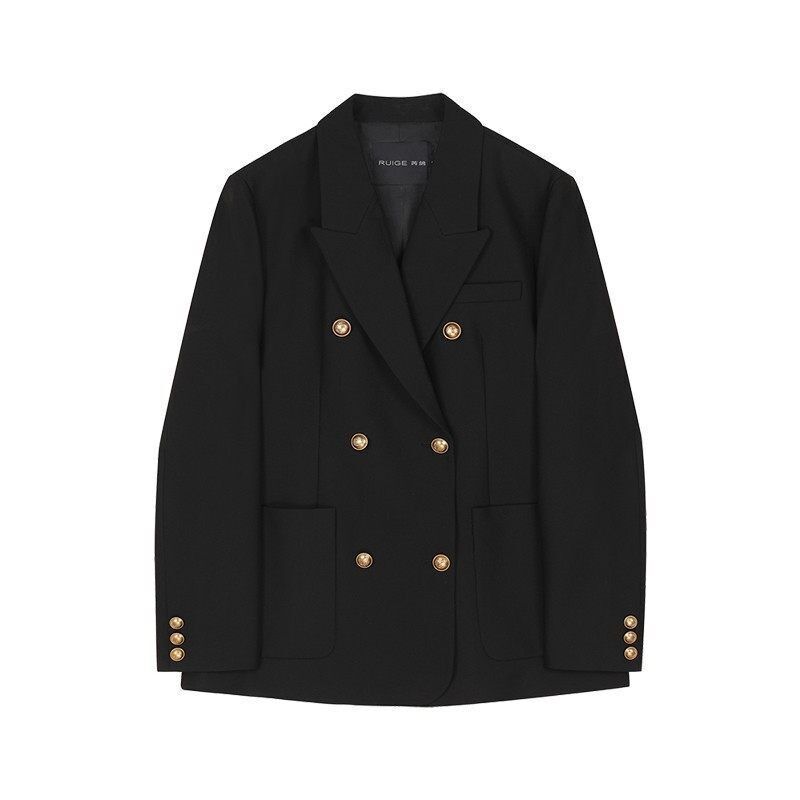 

Rui GE Elegant Socialite Dress Commuter Suit Outwear Aura Black (Spot) L