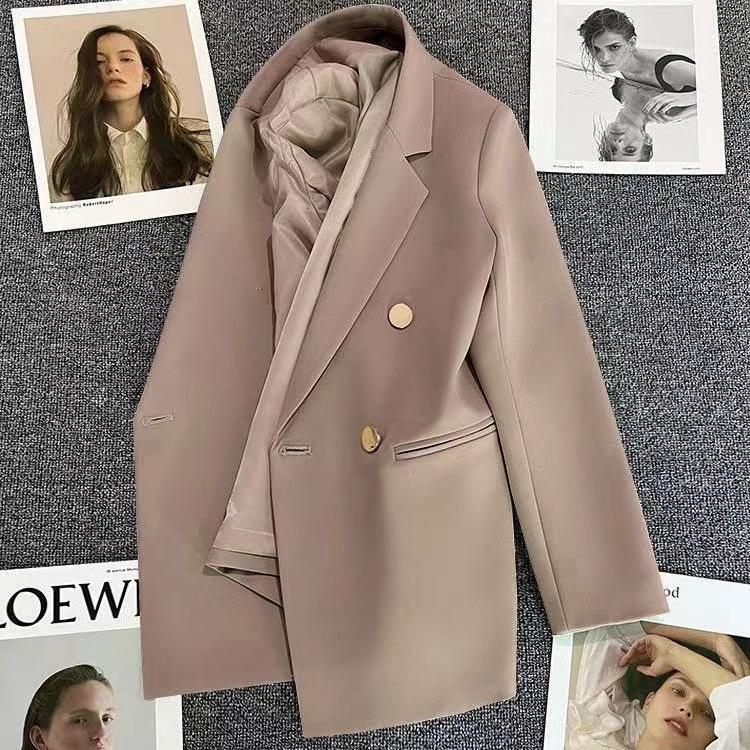 Women's Suit Coat Elegant Sports Casual Blazer Korean Fashion Luxury Jacket Spring Autumn Solid Color Ladies Clothing Plus Size
