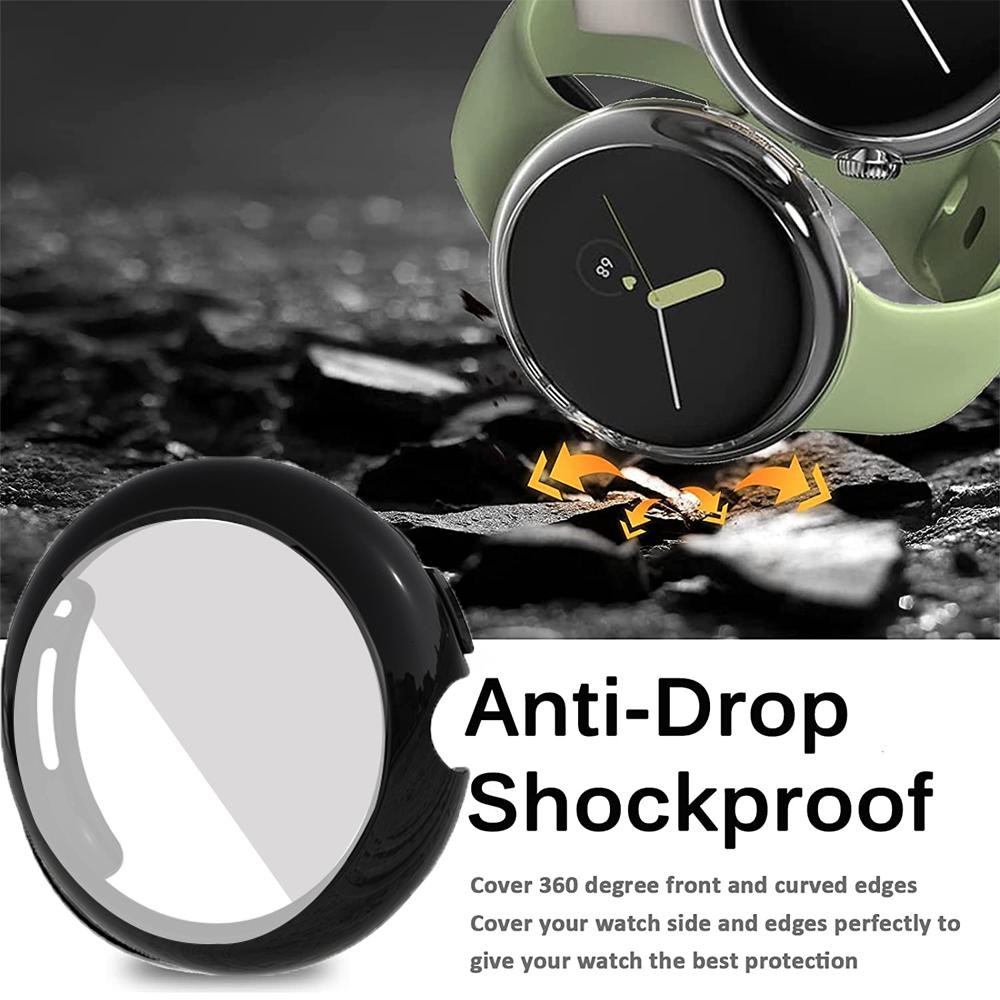 Screen Protector Case for Google Pixel Watch Strap smart watch Soft TPU Full Cover bumper Shell for Pixel Watch 2026 Accessories