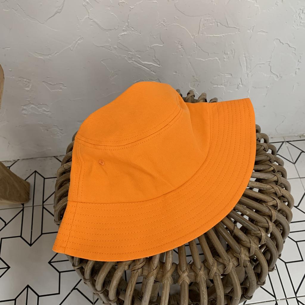 Chapeau de pêcheur uni de base style japonais pour femmes, chapeau de soleil pliable, chapeau de protection solaire, chapeau polyvalent version coréenne, tendance pour hommes
