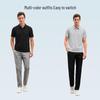 EMZ Men's Soft Stretch Short Sleeve Polo Shirt