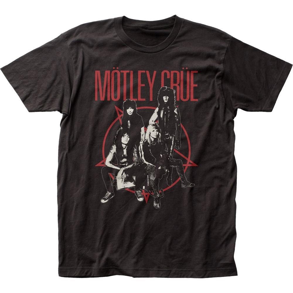 

Motley Crue Group Mens T Shirt Music Classic Concert Rock Band Tee New Black Unisex T-Shirt M
