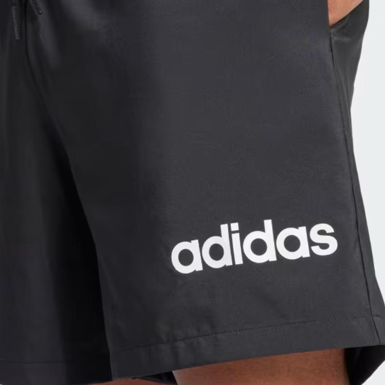 Adidas Essenciais Confortáveis Elegantes Simples Casuais Shorts Masculinos Shorts Preto JE9016