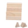 10 Pcs Wood Place Cards Hand Polished Smooth  Rustic Original Place Card Holder for Parties