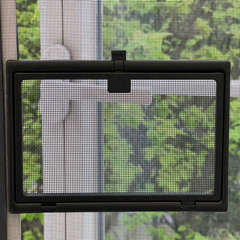 Plasă de ferestre DIY practică, detașabilă, cu deschidere exterioară, plasă insecte, plasă ferestre invizibilă