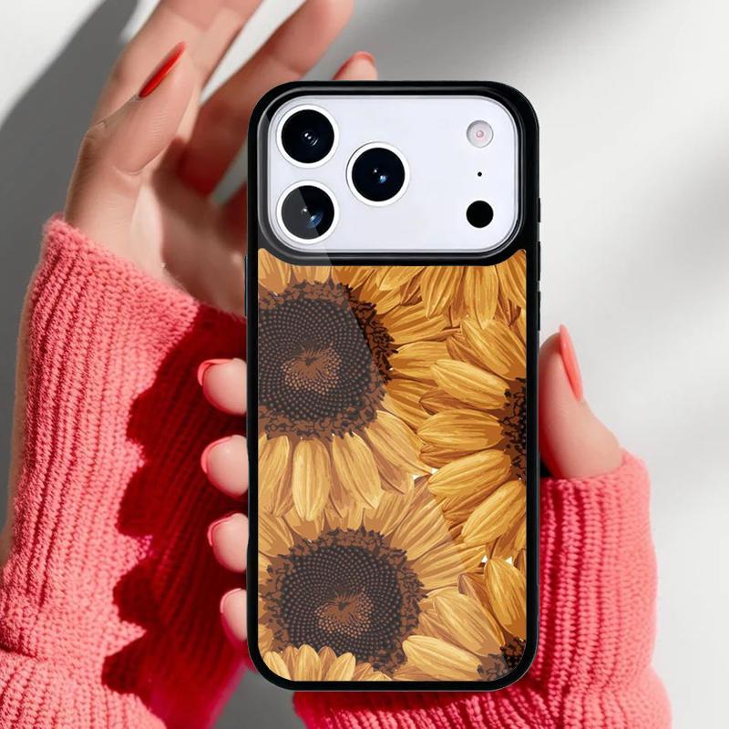 Sunflowers Forever Phone Case for iPhone 17 Air 16e 15 14 13 Pro Max Back Cover for 12 11 Pro Coque