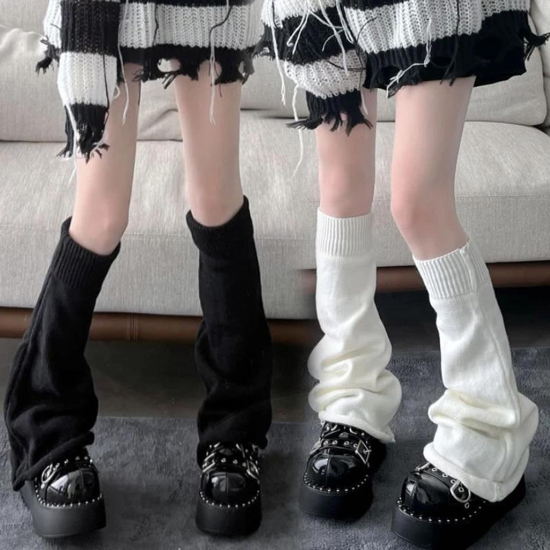 1 Pair Leg Warmer New Japanese Knit Socks Calf Gaiters Heap Heap Socks Cute Lolita Socks Sweet Girl Knitted Foot Cover