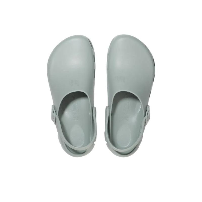Birkenstock Birki Flow EVA Retro Comfort Clogs Grey Green Regular Fit (Wide Fit) 1029536