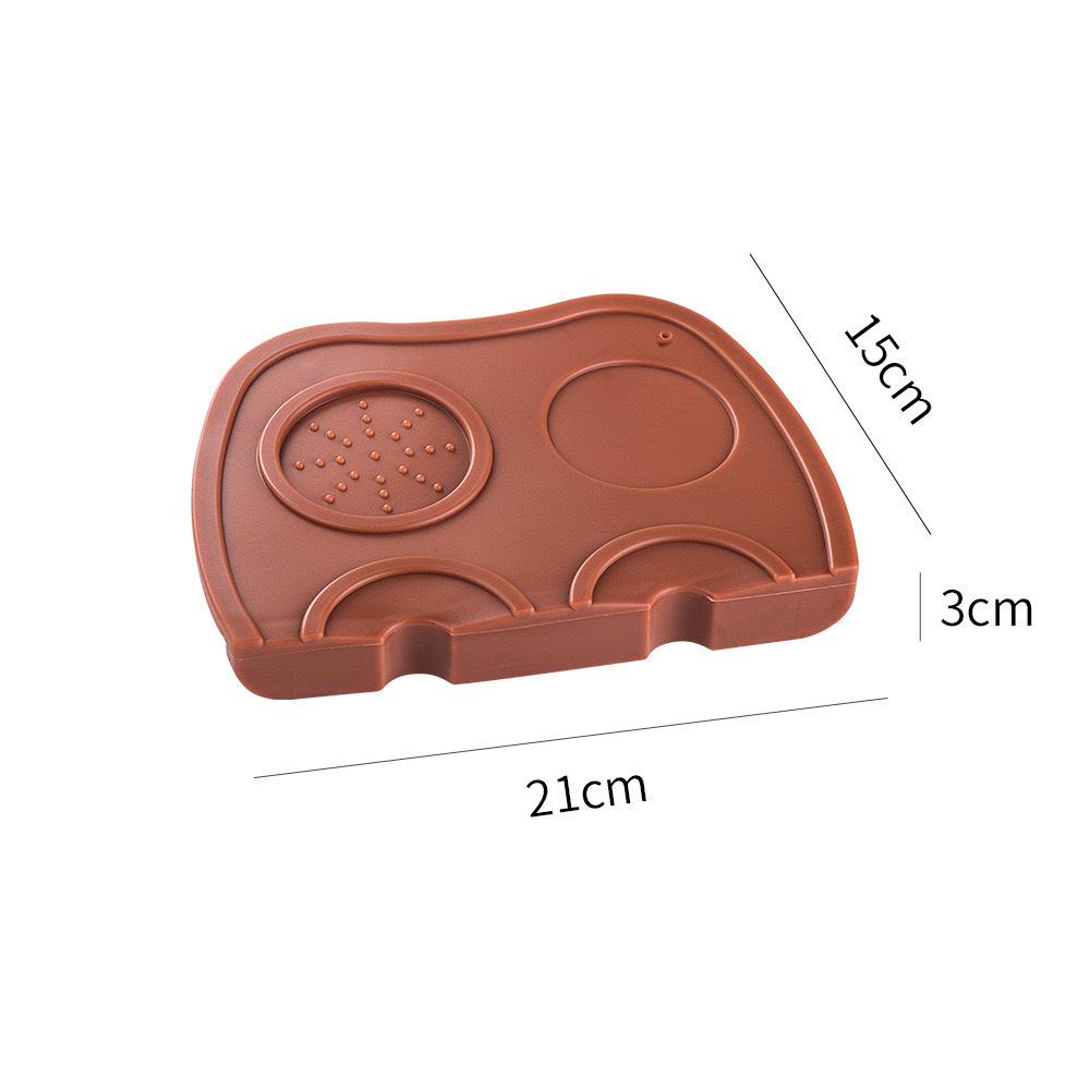 Silicone Non-Slip Coffee Tamping Mat, Coffee Corner Mat, Tamping Base Coffee Machine Accessories
