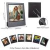 HIYQIN Desktop-Fotorahmen für Polaroid Sofortbildkamera Zoll Foto Kleiner Fotorahmen für Serienkamera Film Schwarz 8er-Pack i-Type Now/OneStep2/Flip/Lab