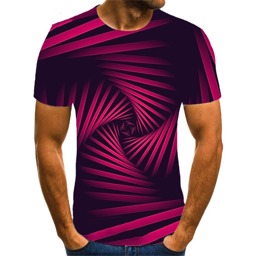 Rainbow 3D Printed Men's Sportive Breathable T-Shirt Street Outdoor Fashion Casual Wear Y2K, Harajuku - Children's Clothing Top