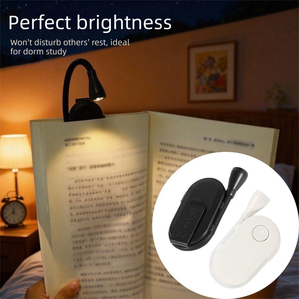 360° Flip USB Rechargeable Book Lamp Eye Protection Clip On Design LED Book Lamp Rechargeable Battery for 5V 400mAh
