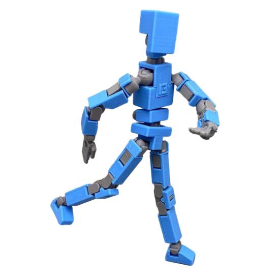 Joint Man Ornament 3D Printed Moveable Joints Different Posture Robort Toy Human Figurine Home Office Desktop Ornament