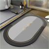 Bathroom Slip-resistant Mat Modern Minimalist Washroom Door Area Entry Foot Mat Diatom Mud Mat Durable Durable Useful