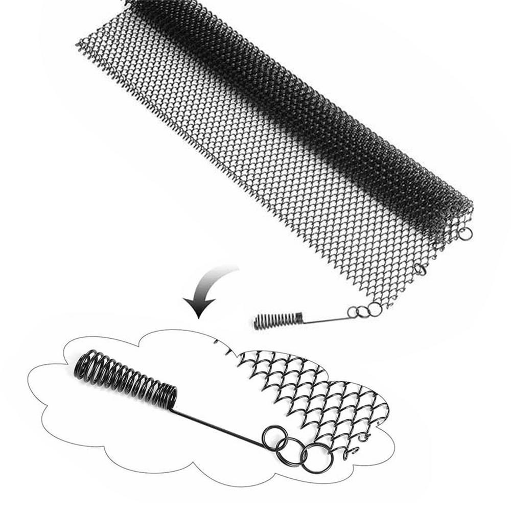 2er-Pack Kamin-Netzvorhang, Schwerlast-Funkenschutzpaneel für Kamin- und Feuerstellen-Schutz