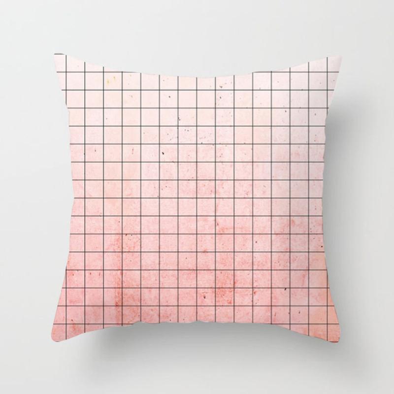 Pillow  Cover Geometric Style Colored Printed Decorative Pillowcase Square Sofa Cushion Cover