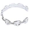 HERMES Finished 925 Chaine d'Ancre Enchaine MM Bangle LG SilverUsed