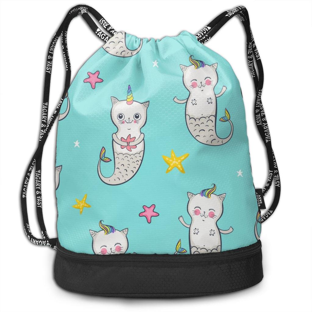 cat mermaid backpack