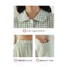 [Vulcanodon] Room Wear, Women's Pajamas, Top and Bottom Set, Comfortable, 100% Cotton, Double Gauze, Short Sleeve, Loungewear, Long Pants, Spring,