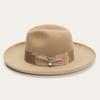 Wool Felt Camel Bow Webbing Top Hat Jazz Top Travel Photo Versatile Hat