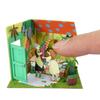 Sankei Studio Ghibli Mini The Borrower Arrietty Homily and Arrietty Paper Craft MP07-101