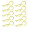10Pcs RC Car Shell Clip RShape Metal Body Clips Pins for 1 5 1 6 1 8 1 10 RC Car