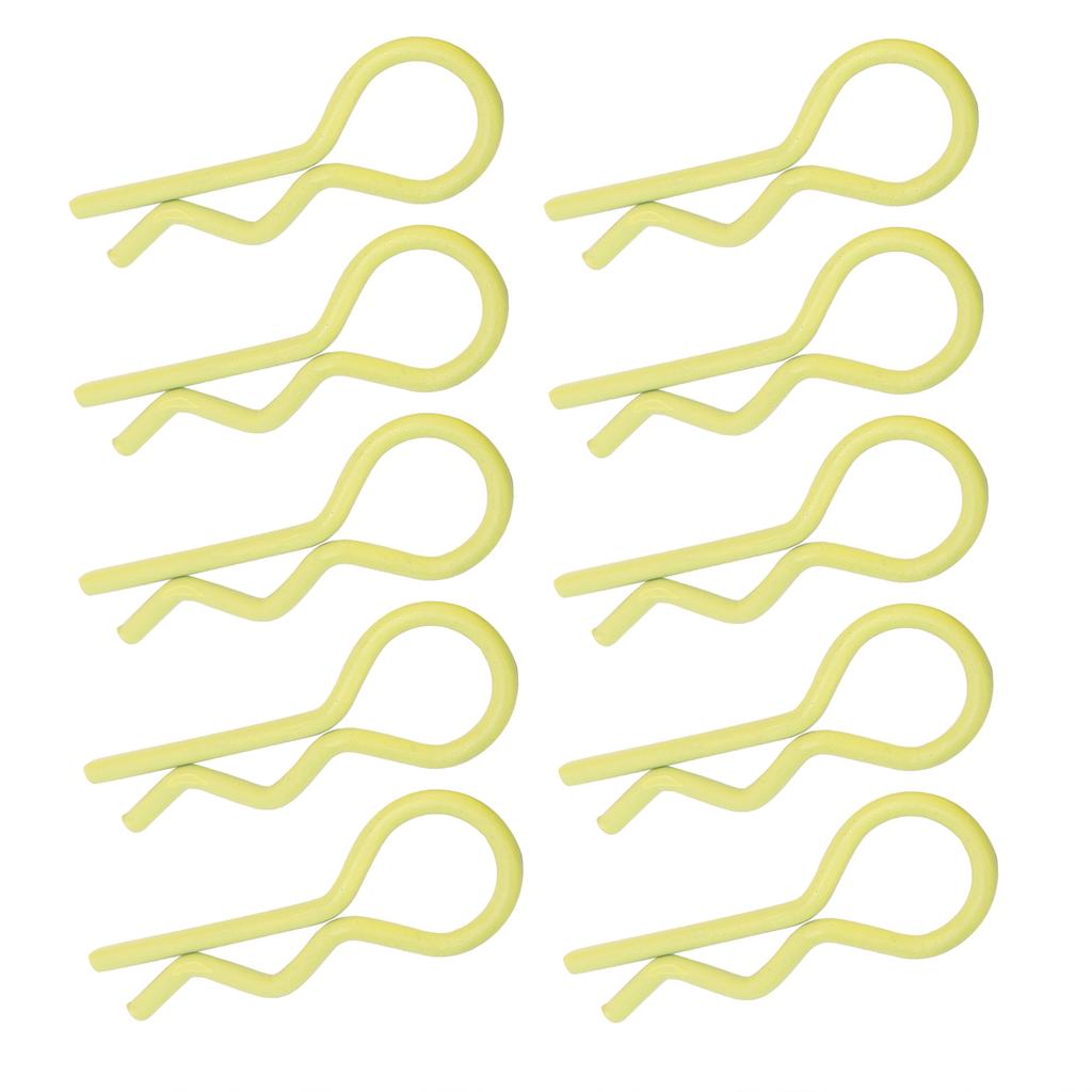 10Pcs RC Car Shell Clip RShape Metal Body Clips Pins for 1 5 1 6 1 8 1 10 RC Car