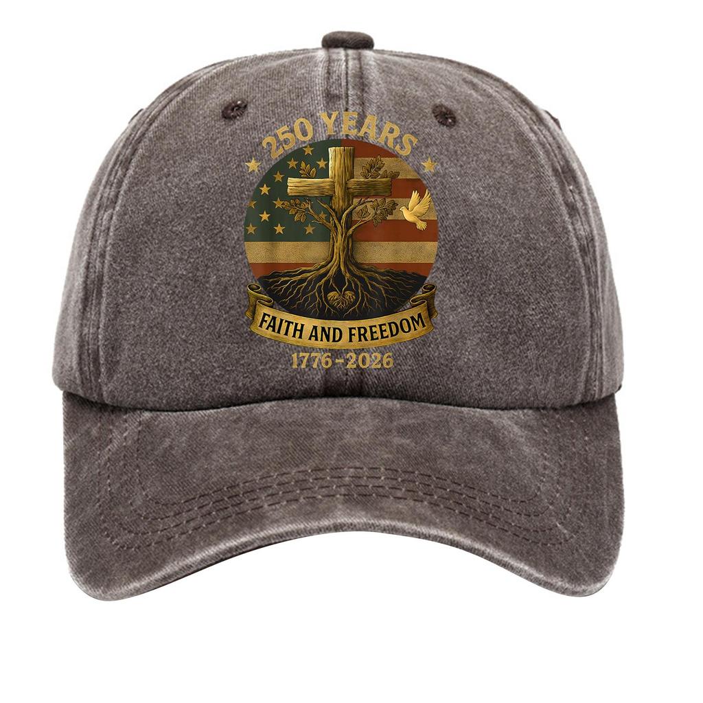 American Anniversary Commemorative Hat Printed Baseball Hat