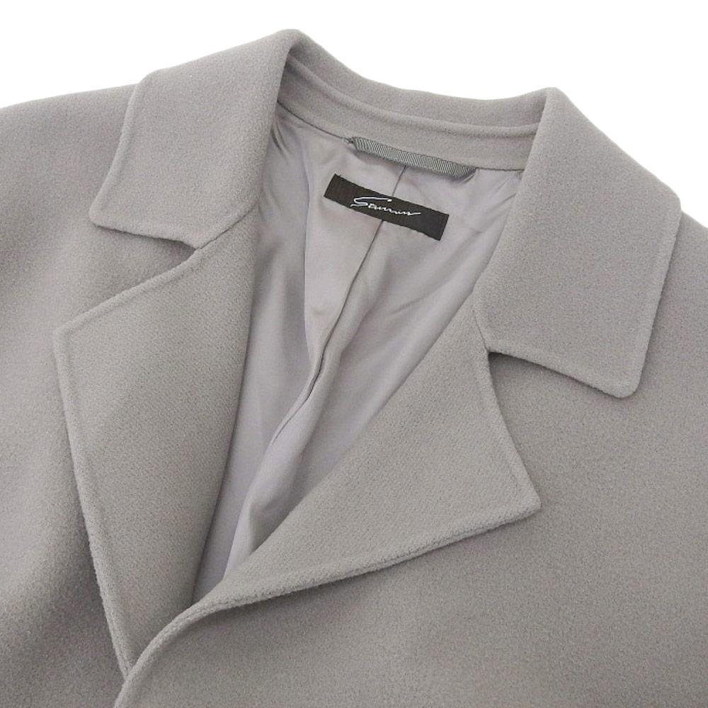 Stunning Lure Wool Chesterfield Coat for Women, Grey 1 Coat 1 grayUsed