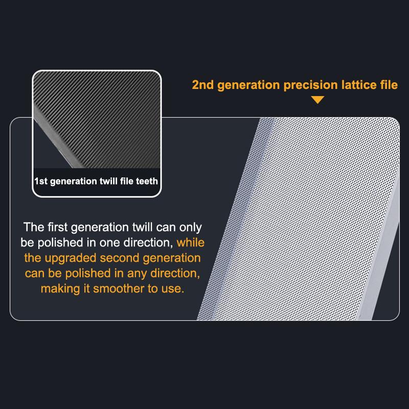 Vylepšený skleněný pilník Precision Washable File pro modely Gundam DIY odstraňování otřepů zrcadlové leštění malé rovné plochy brusný nástroj