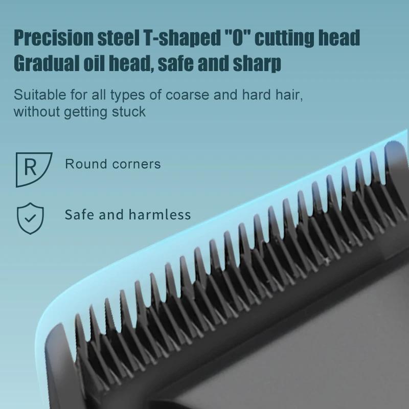 Original Barber Professional Electric Hair Trimmer For Men Rechargeable Beard Hair Clipper with 9000RPM Motor Haircut