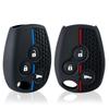 3 Buttons Silicone Car Key Case For Renault Trafic Clio Duster Logan Dacia Sandero For Nissan Terrano Almera