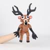 New Game 99 Nights In The Forest Plush Toys Merchandise Brown Stand And Sit Elk Deer White Owl Stuffed Doll Pillow For Kid Gifts