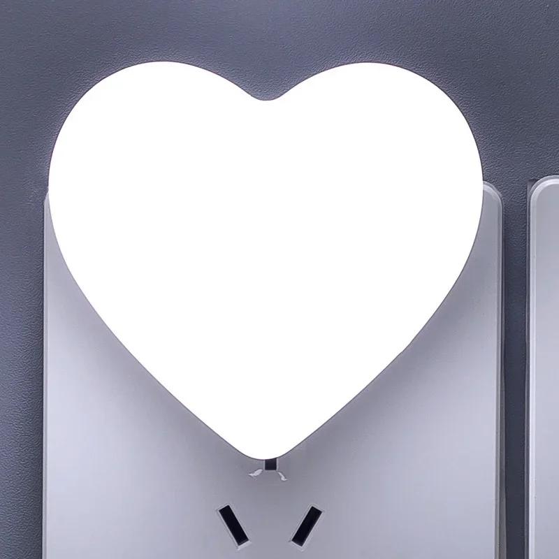 LED Night Light Sensor Control Night Lamp Energy Saving LED Sensor Lamp US Plug Nightlight for Children Kids Bedroom Stairs
