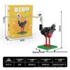 Educational Flying Birds Micro-Block Set: Owl, Ostrich, Swan Toy Gift