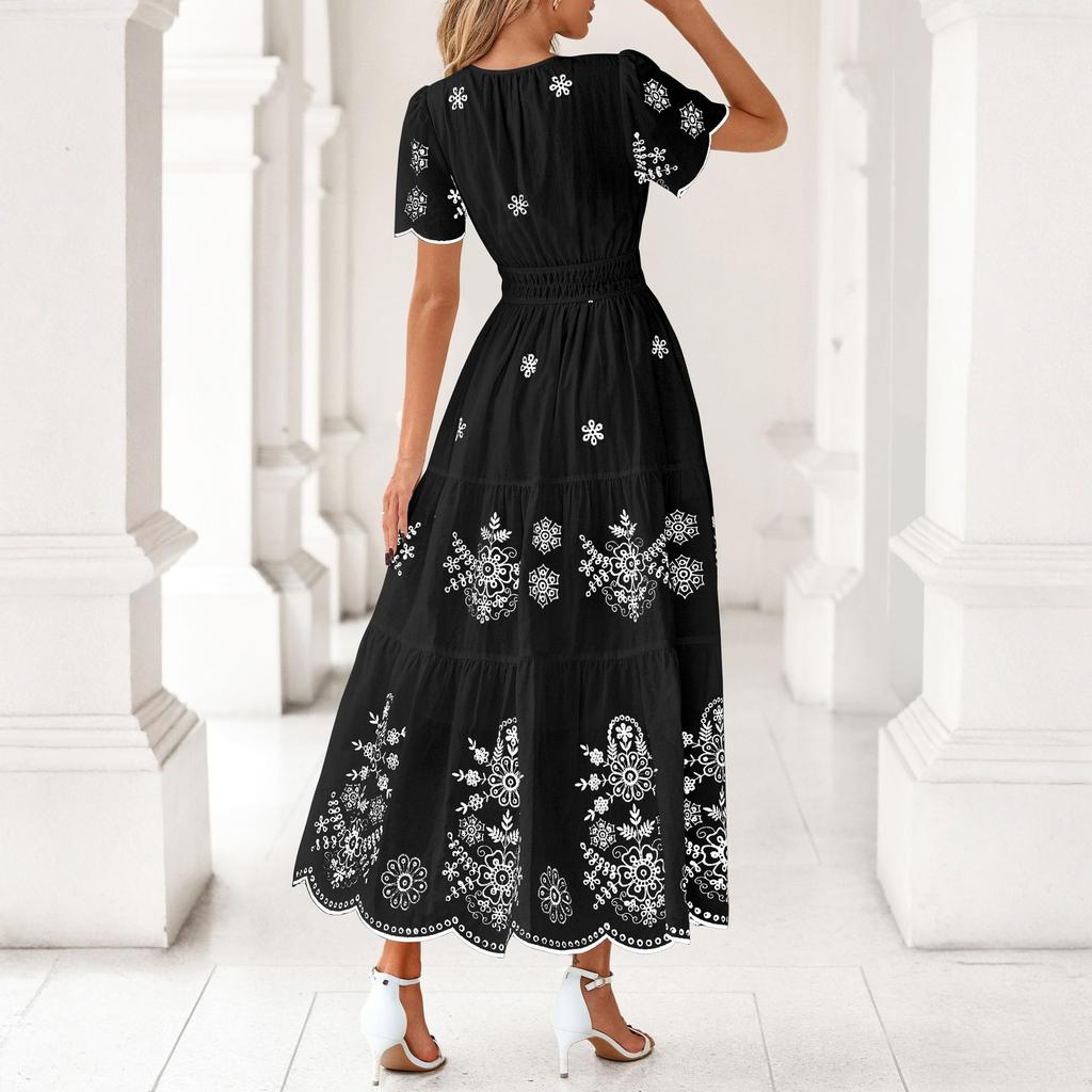 Women's Fashionable Casual -color Dress