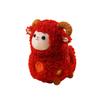 Cute Zodiac Sheep Mascot Plush Toy, Lucky Sheep Stuffed Doll, Festival Home Decor Ornament
