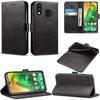 Case Compatible for Samsung Galaxy A20e (5.8 Inch) Leather Magnetic Closure Flip Card Holder Wallet Stand View Protective Cover