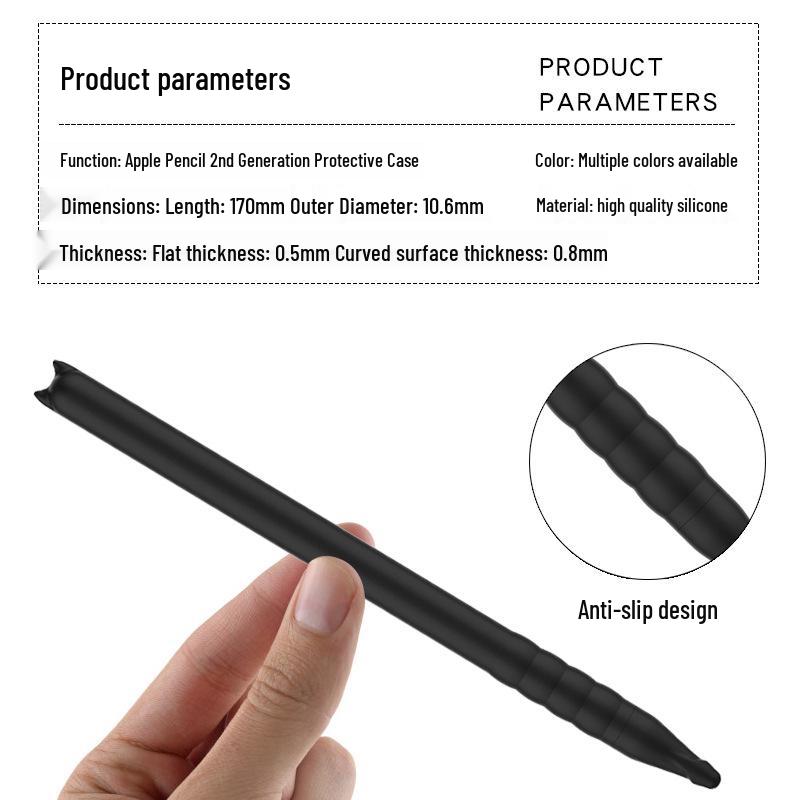 Cartoon Silicone Protective Case for Apple Pencil 2nd Gen – Anti-Fall & Anti-Scratch