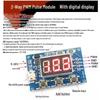 Adjustable Digital Display PWM Signal Generator Module, 1/2/3 Channel, kHz Frequency Square/Rectangular Wave