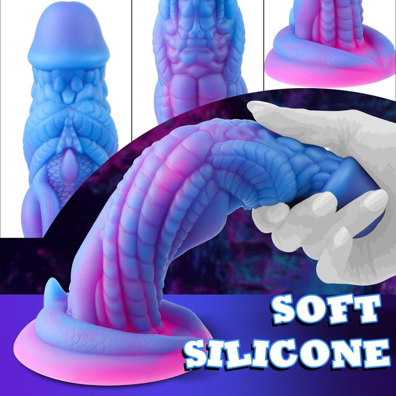 Realistic Silicone Dildo for Women, Alien Design Anal Plug with Suction Cup, Adult Sex Toys for Couples