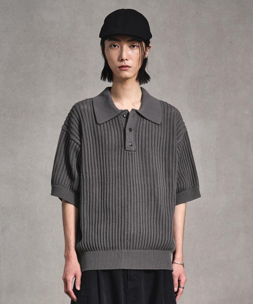 LMOOD Bay Skasi Half Knit Gray