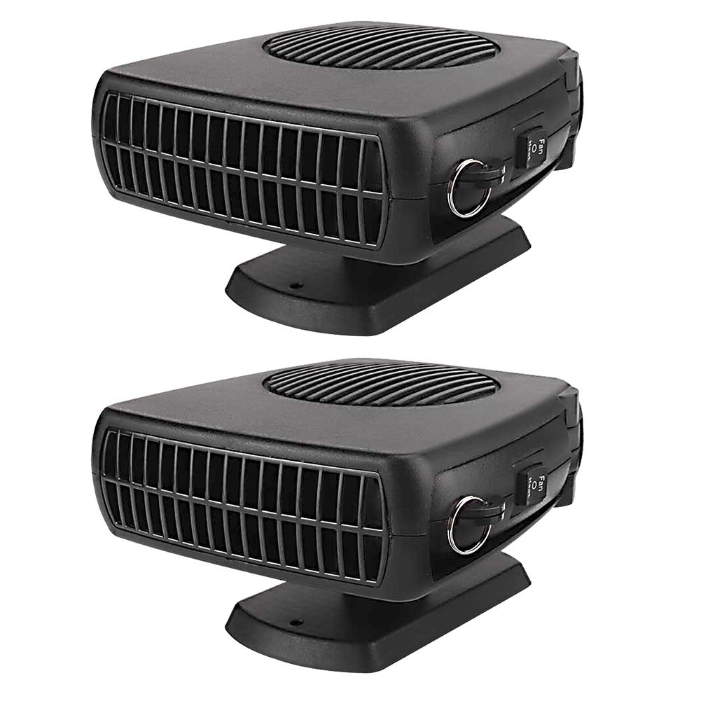 Portable Electric Vehicle Windshield Defroster Fan 12V 24V Car Bus Truck Heater 12v