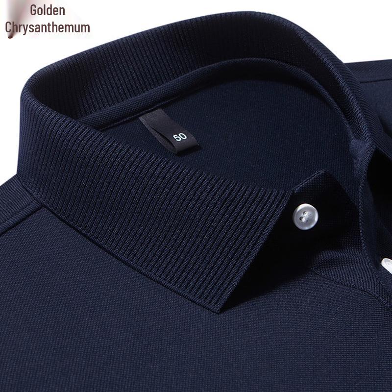 Men's Ice Silk Cooling Polo T-Shirt