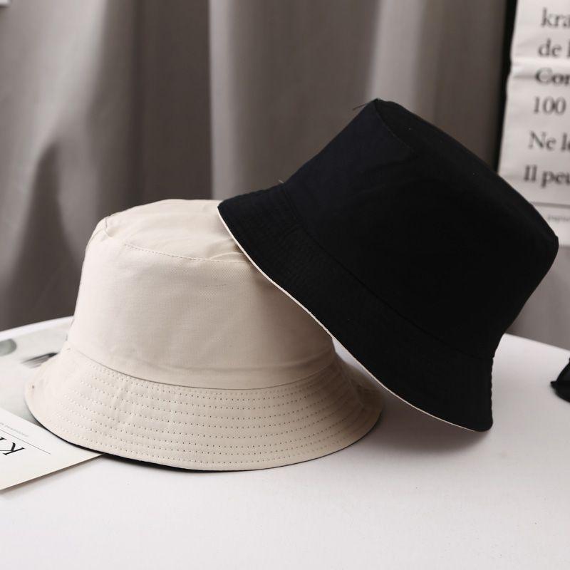 Reversible Fisherman Bucket Hat Lightweight Summer Outdoor Cap for Men Women Minimalist Sun Protection Travel Hat