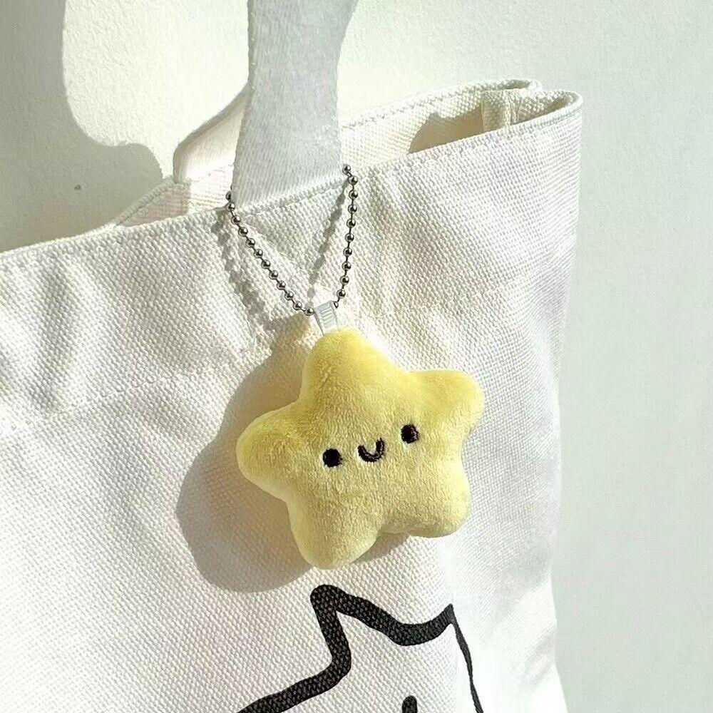 Fuzzy Plush Key Chain Soft Pearl Bead Chain Pendant Plush Flower Pendant Fluffy Sakura Key Chain For Backpack Decoration Mobile